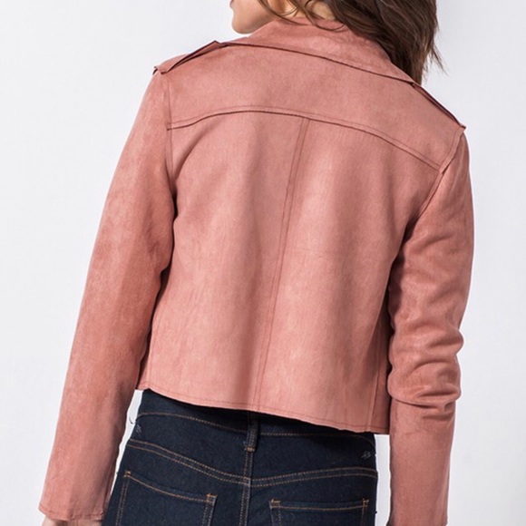 Faux suede jacket - Picture 2 of 3